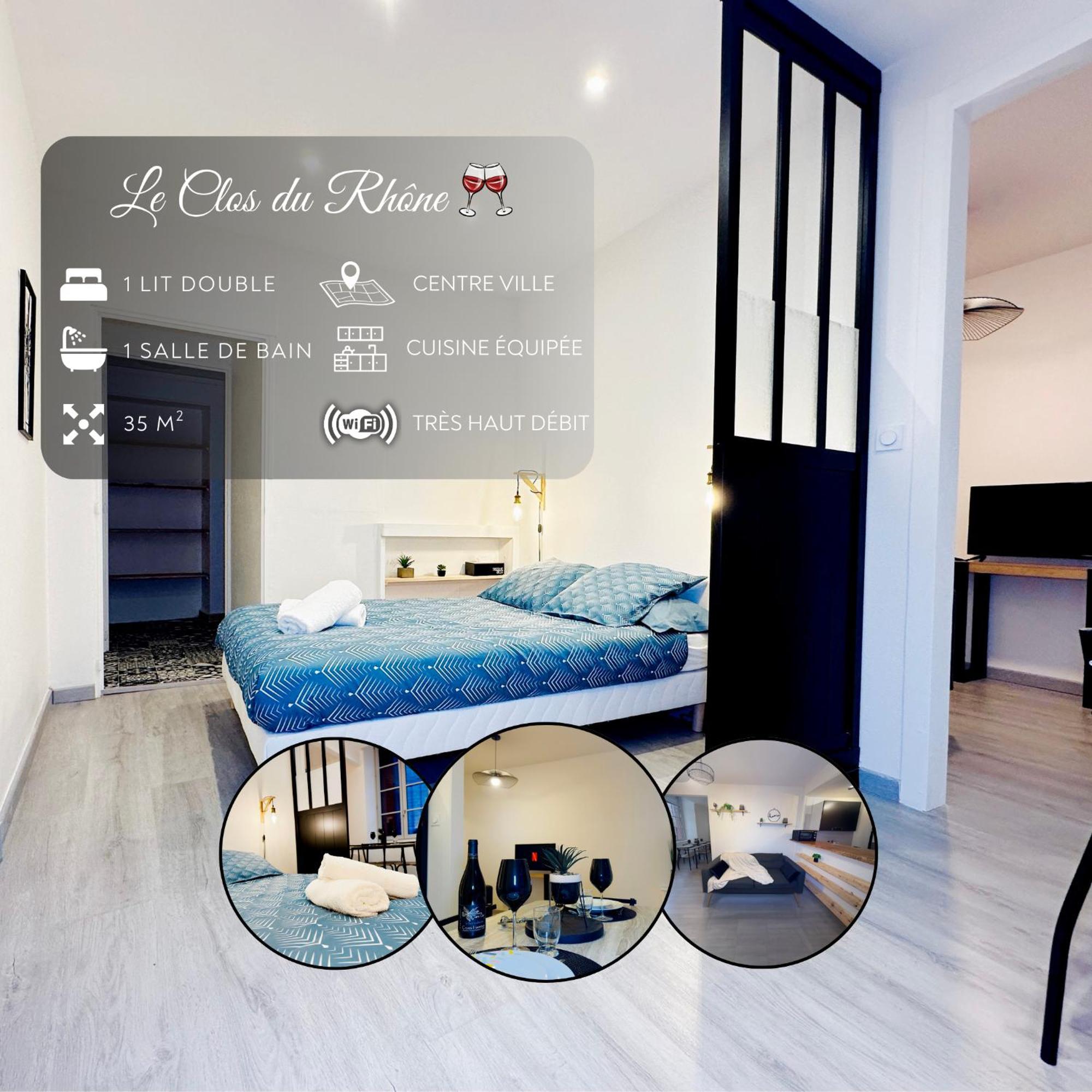 Le Clos Du Rhone - Hypercentre - Wifi Appartement Tournon-sur-Rhone Buitenkant foto